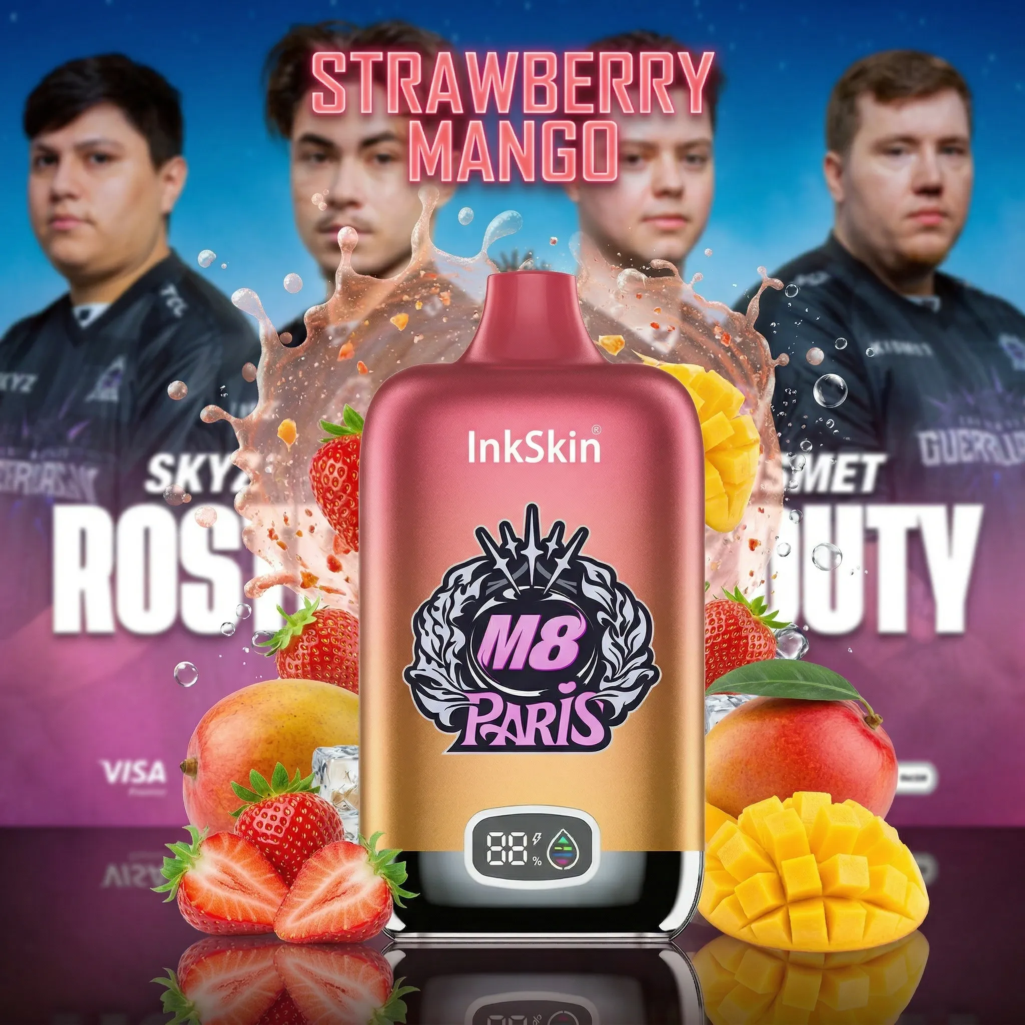 M8 team - ⭐InkSkin Digital Box 12000 Puffs - 10+ Flavour Choices ???
