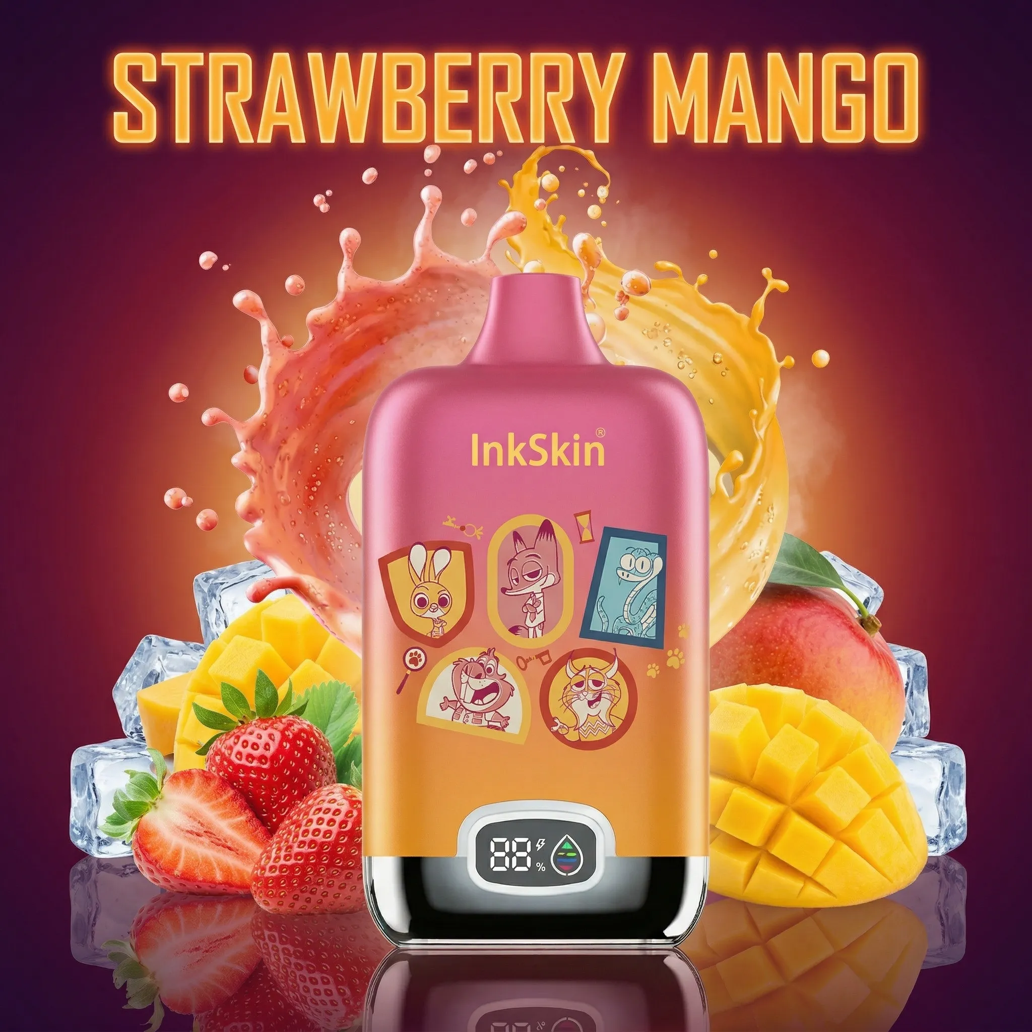 Zootopia - ⭐InkSkin Digital Box 12000 Puffs - 10+ Flavour Choices ??? Zootopia - ⭐InkSkin Digital Box 12000 Puffs - 10+ Flavour Choices ???