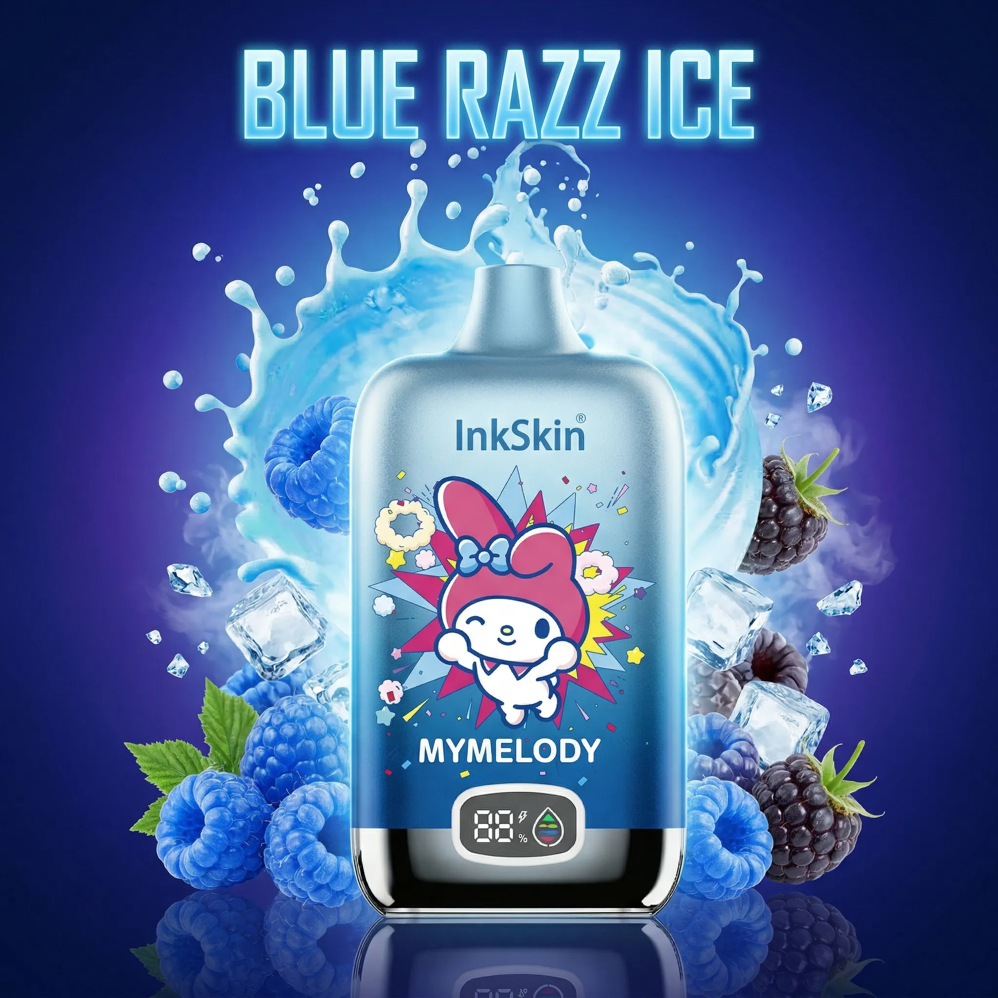 Melody - ⭐InkSkin Digital Box 12000 Puffs - 10+ Flavour Choices ???