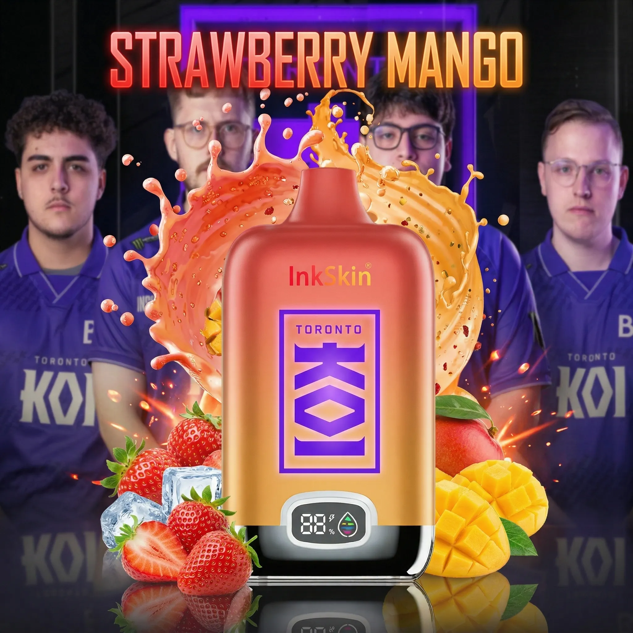 Toronto KOI team - ⭐InkSkin Digital Box 12000 Puffs - 10+ Flavour Choices ???