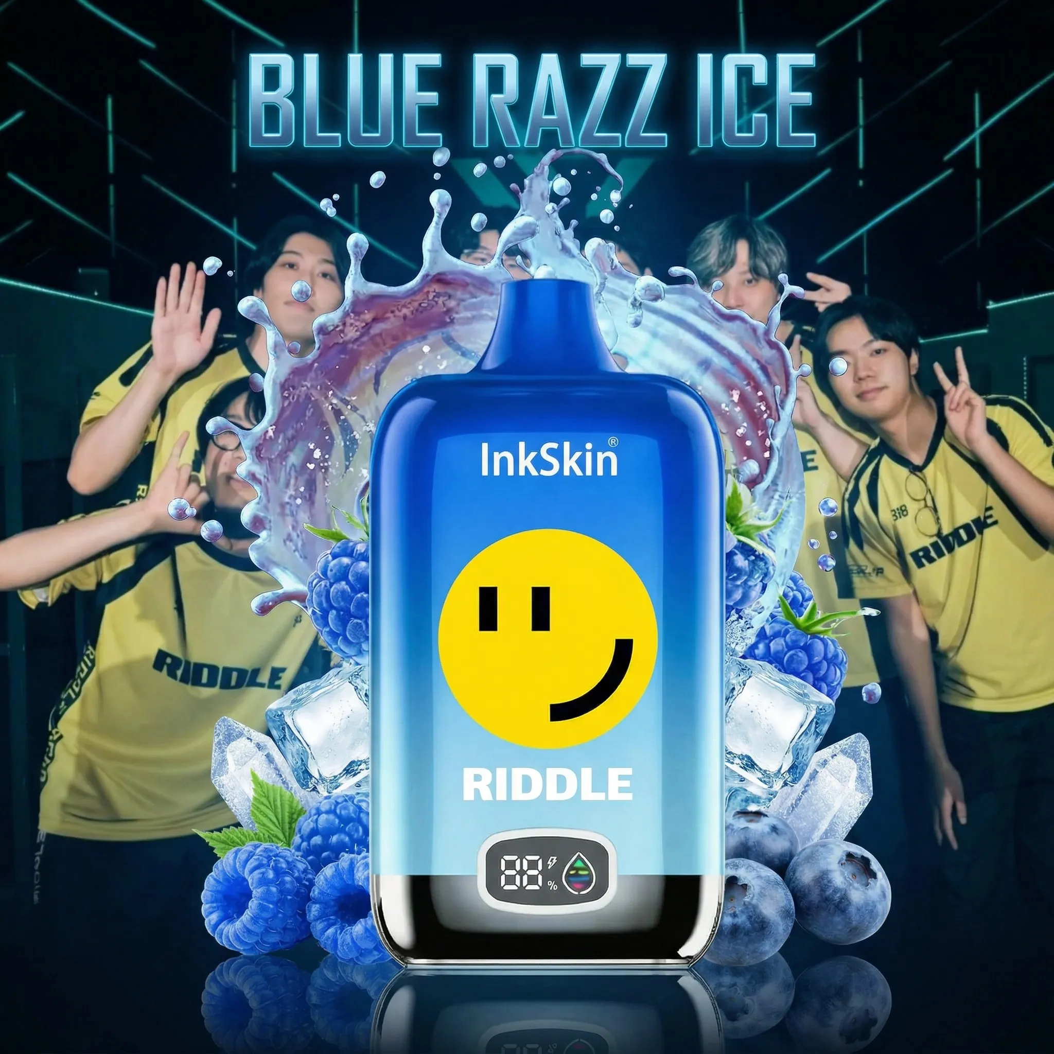 Riddle team - ⭐InkSkin Digital Box 12000 Puffs - 10+ Flavour Choices ???