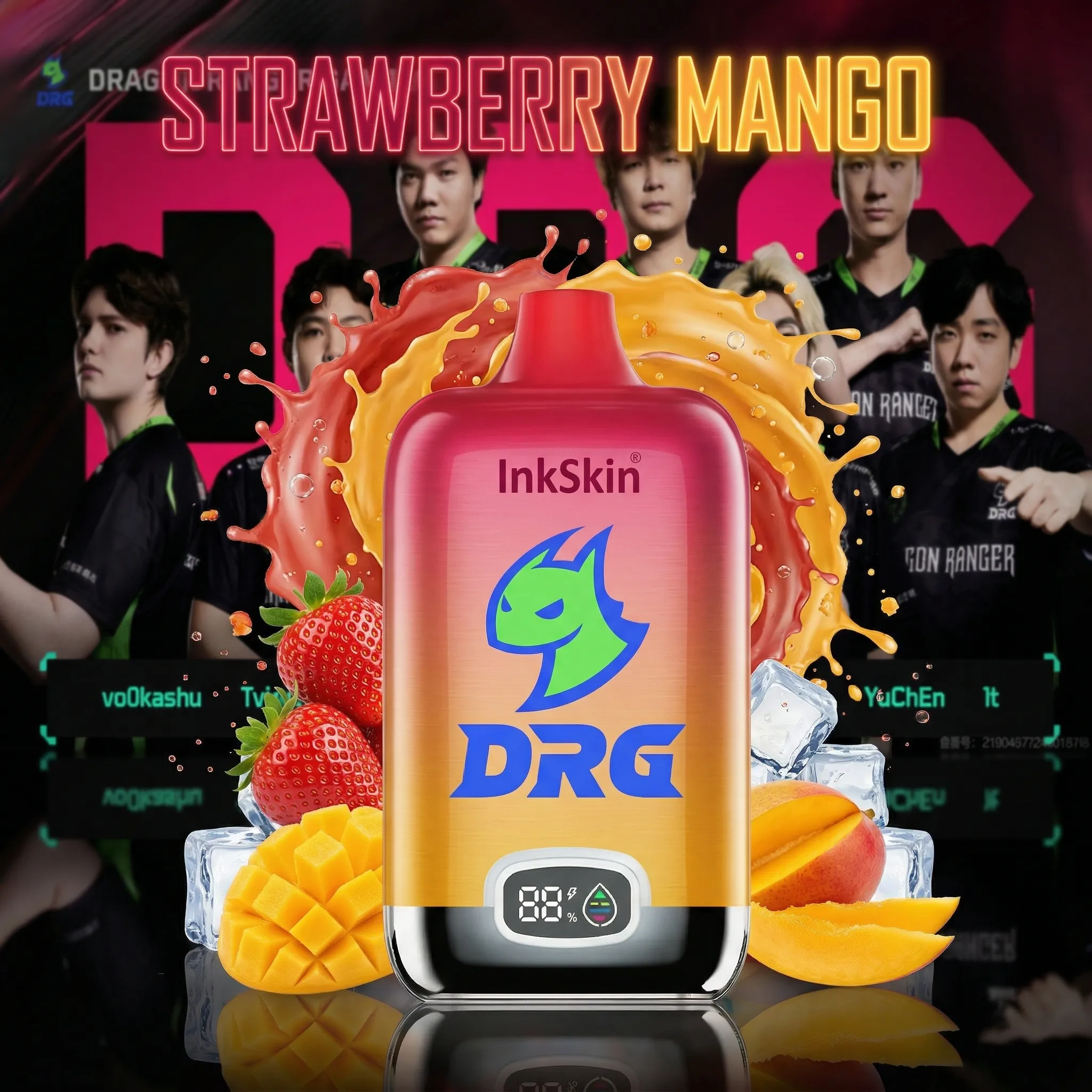 DRG team - ⭐InkSkin Digital Box 12000 Puffs - 10+ Flavour Choices ???