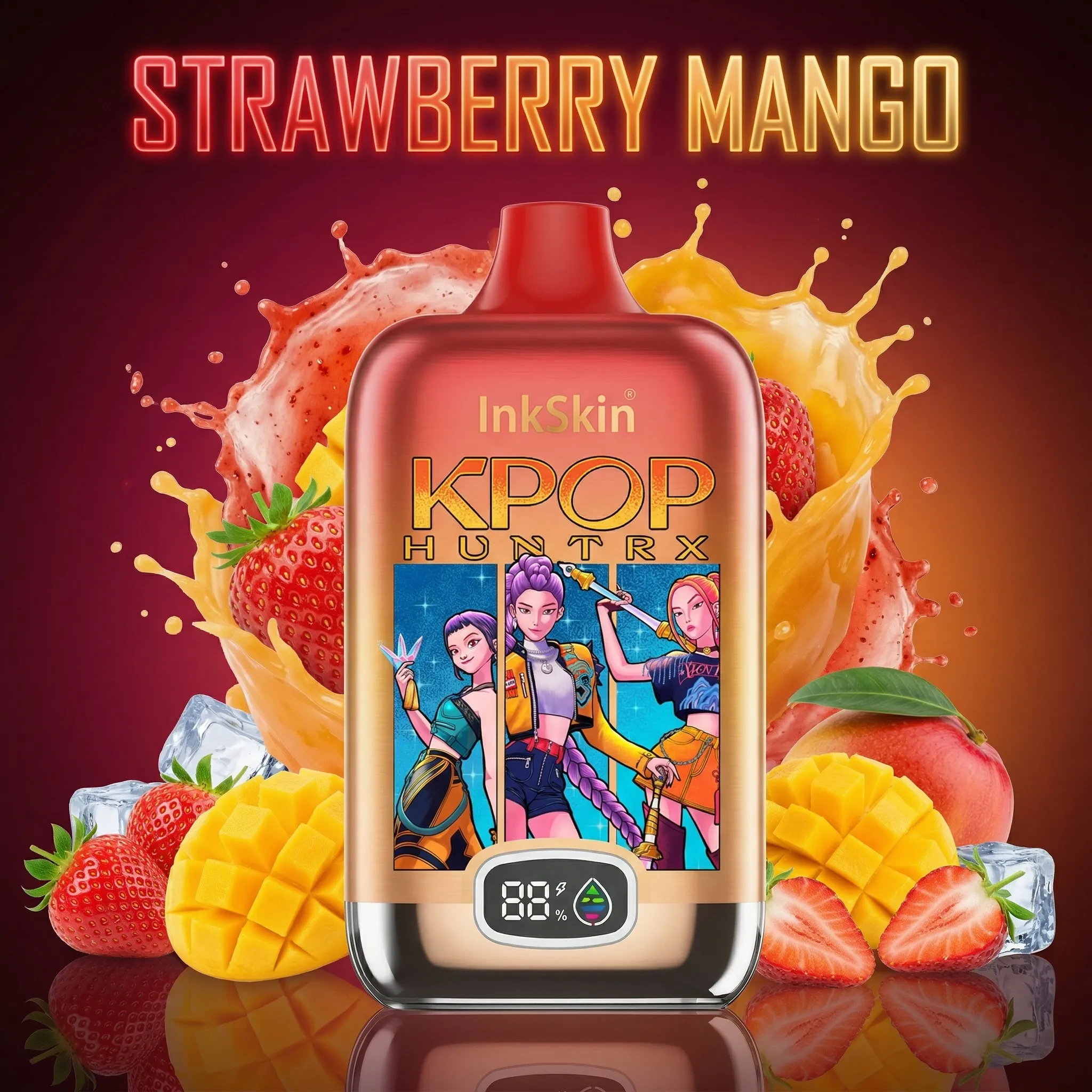 Kpop Huntrix - ⭐InkSkin Digital Box 12000 Puffs - 10+ Flavour Choices ???