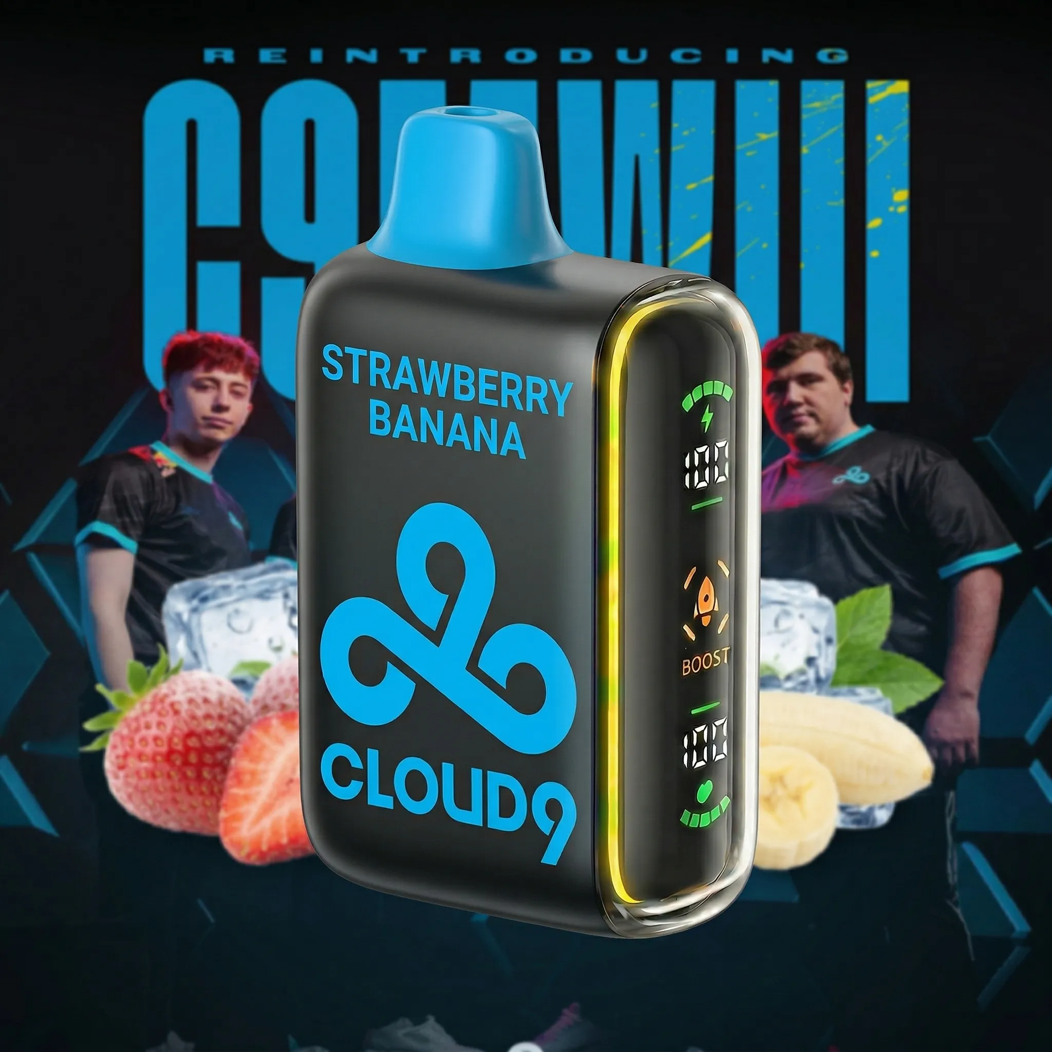 C9 team - ?InkSkin Pulse 15000 Puffs new - 10+ Flavour Choices ???