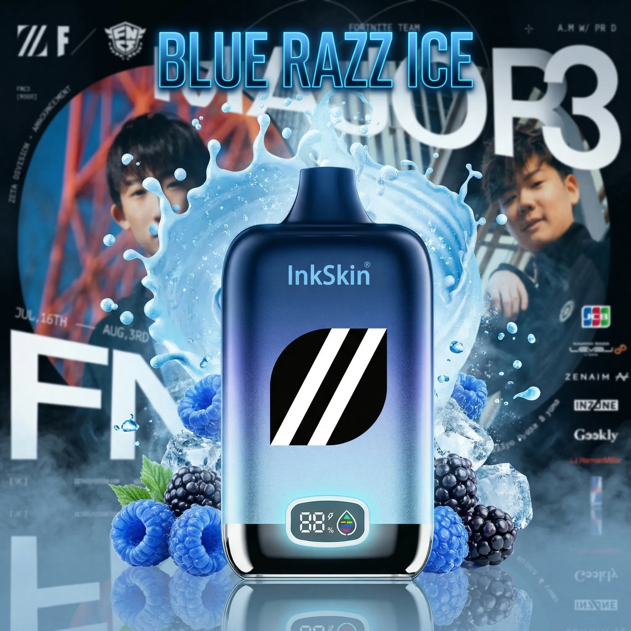 ZETA team - ⭐InkSkin Digital Box 12000 Puffs - 10+ Flavour Choices ???