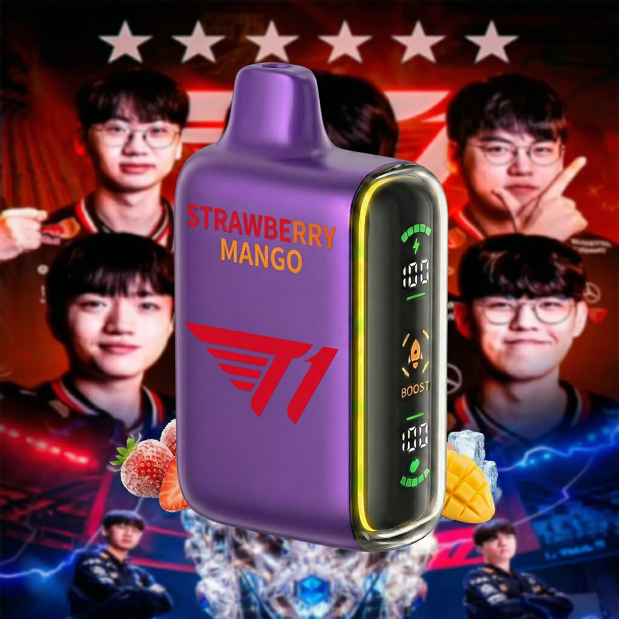T1 taem - ?InkSkin Pulse 15000 Puffs new - 10+ Flavour Choices ???