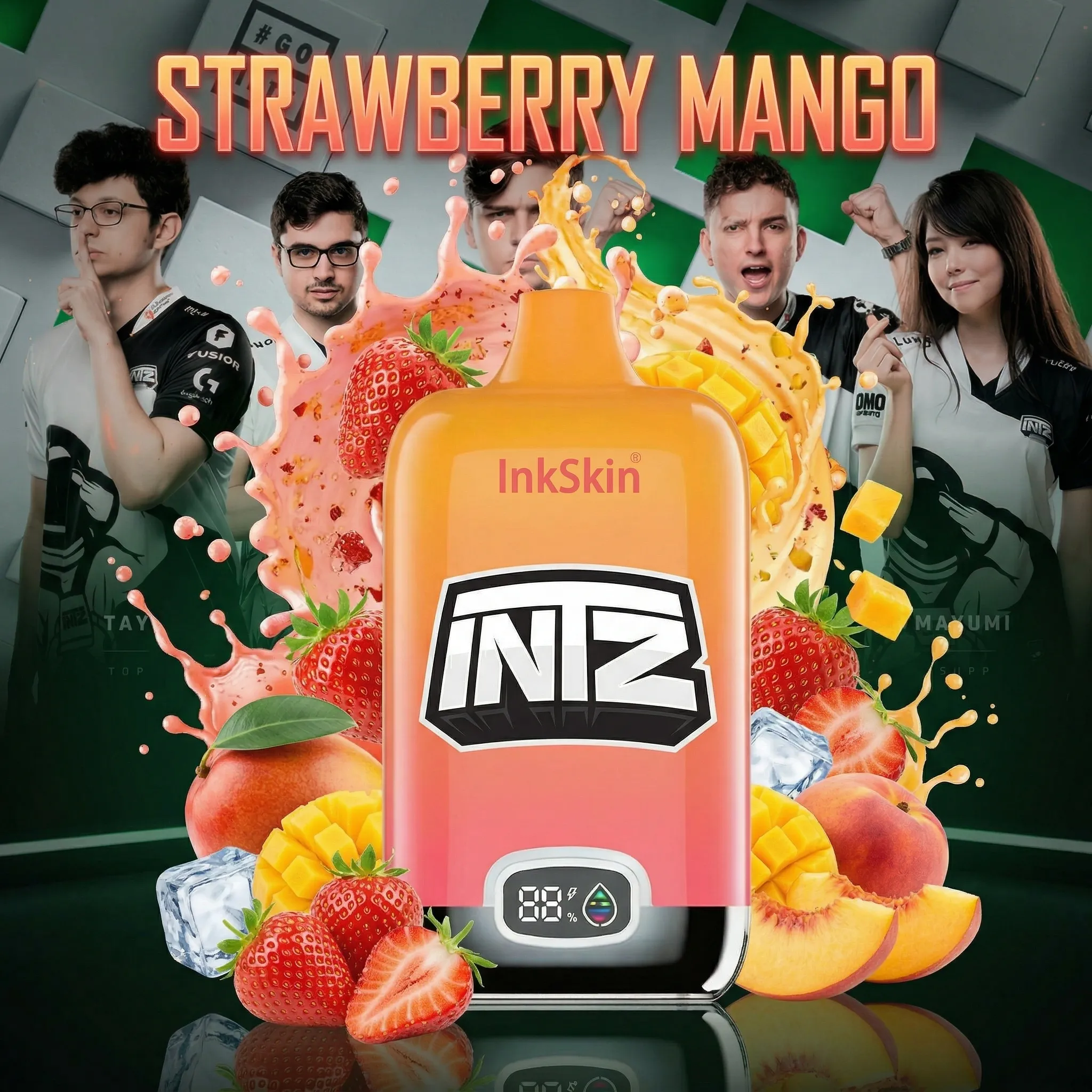 INTZ team - ⭐InkSkin Digital Box 12000 Puffs - 10+ Flavour Choices ???