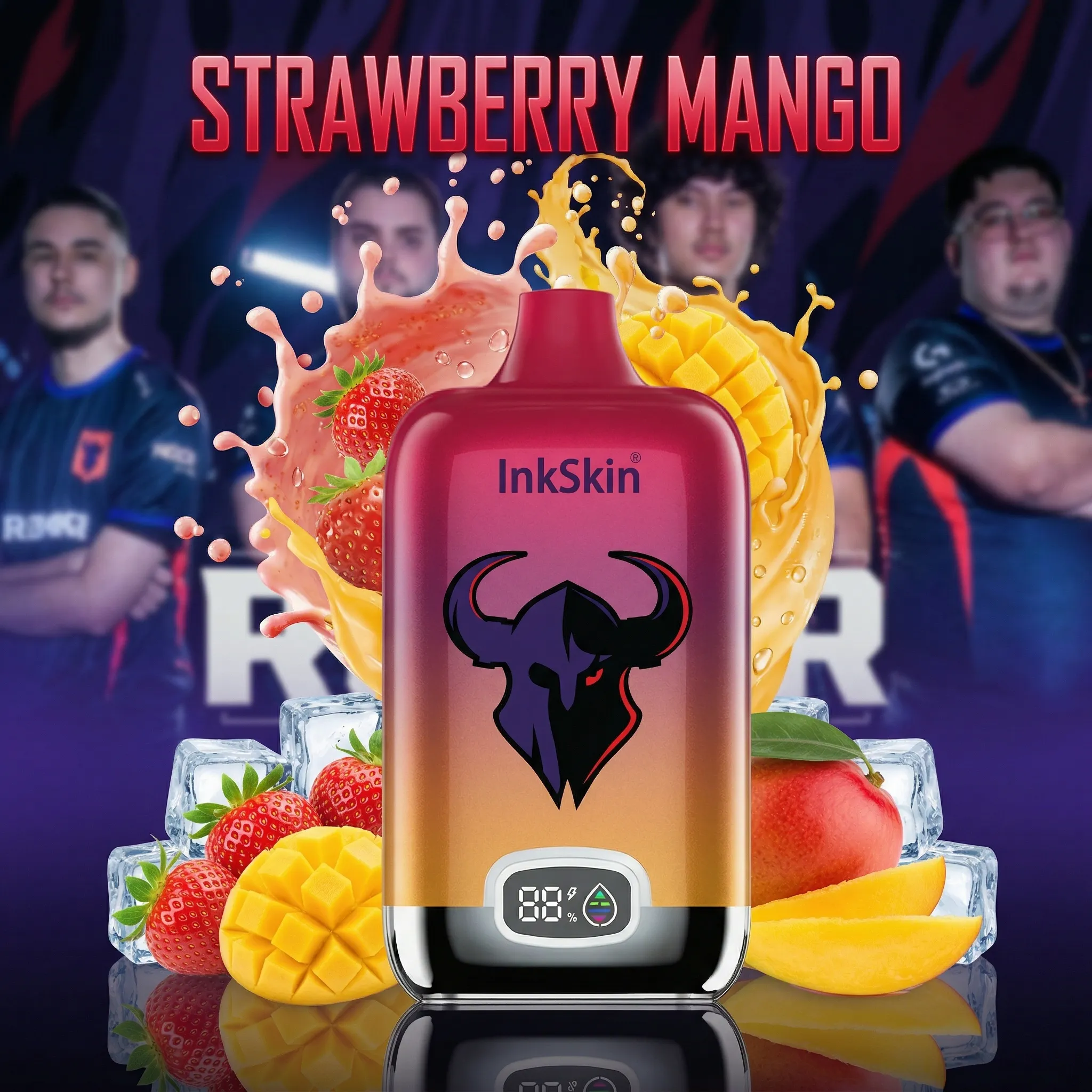 RØKKR team - ⭐InkSkin Digital Box 12000 Puffs - 10+ Flavour Choices ???