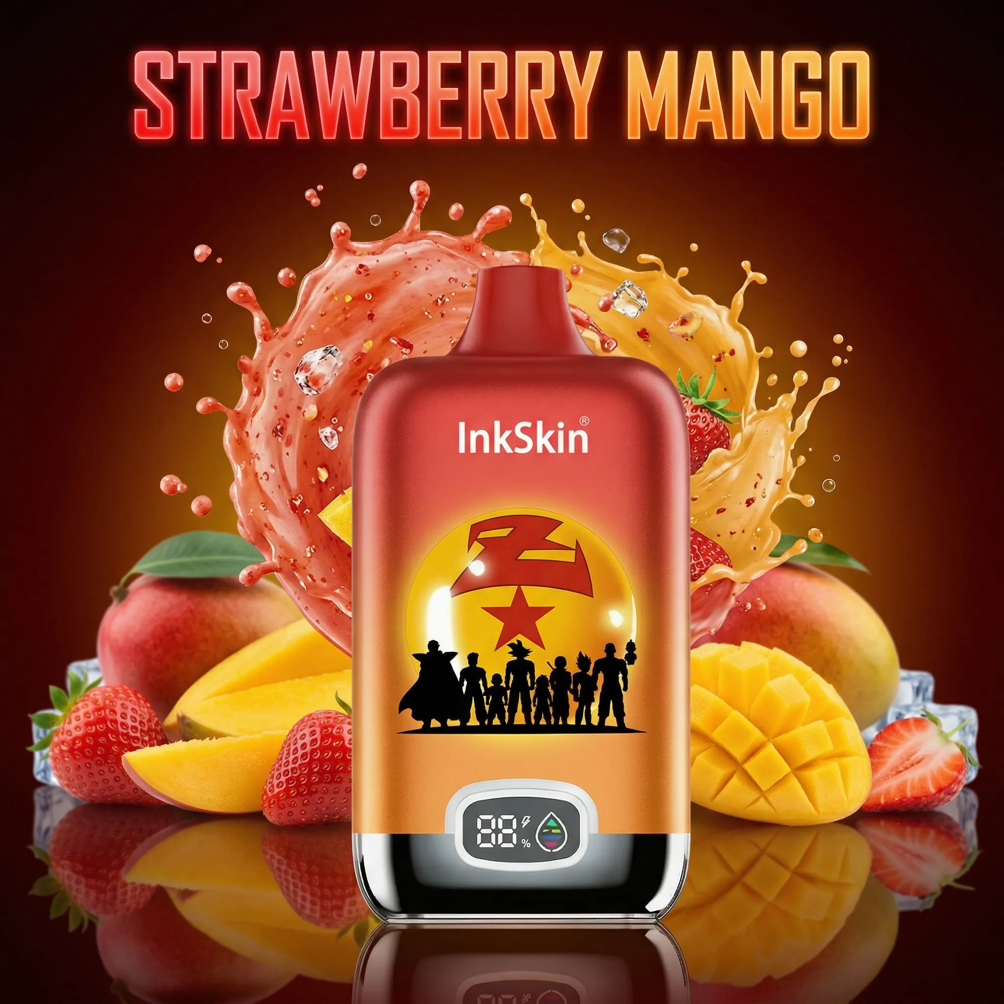 2 - ⭐InkSkin Digital Box 12000 Puffs - 10+ Flavour Choices ???