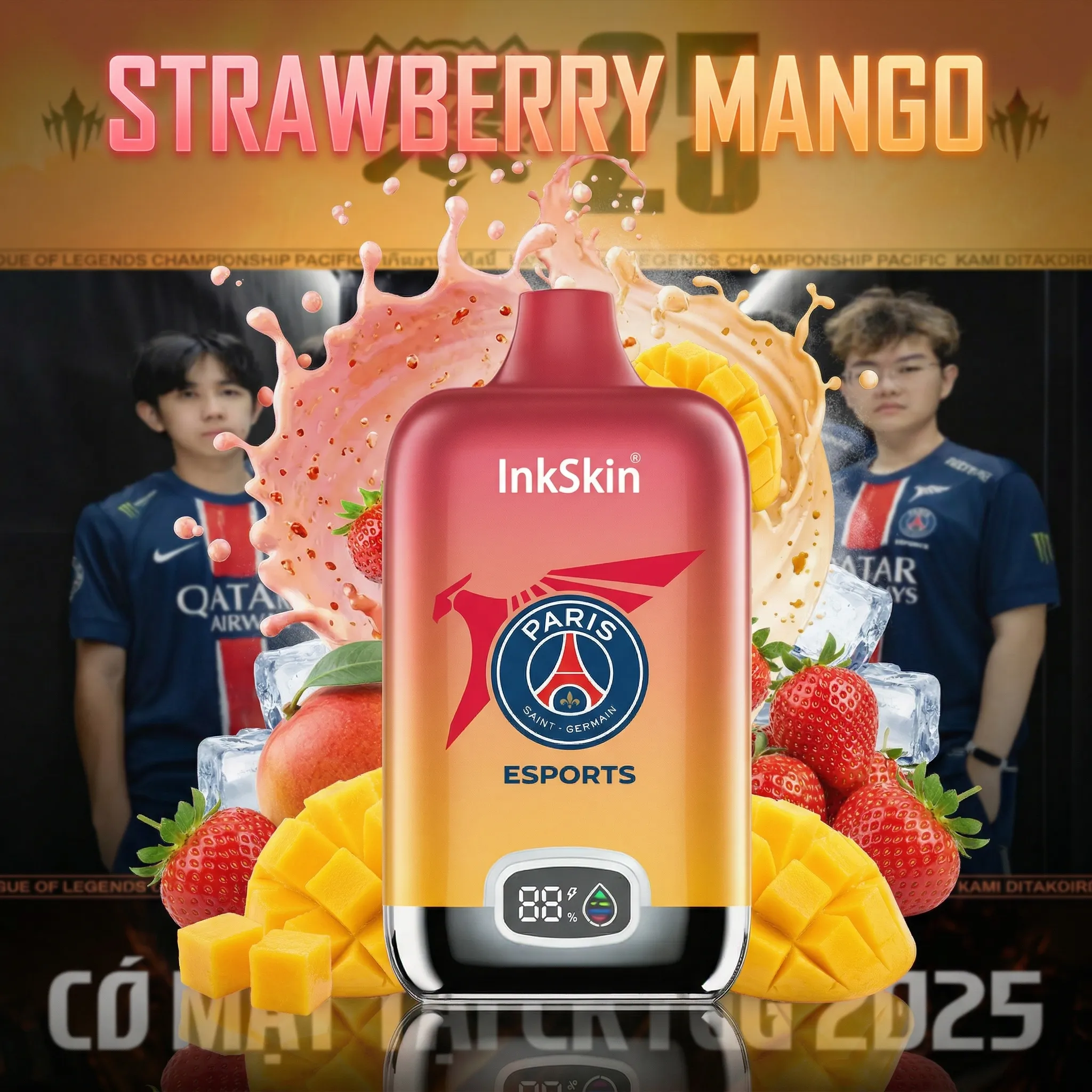 PSG team - ⭐InkSkin Digital Box 12000 Puffs - 10+ Flavour Choices ???
