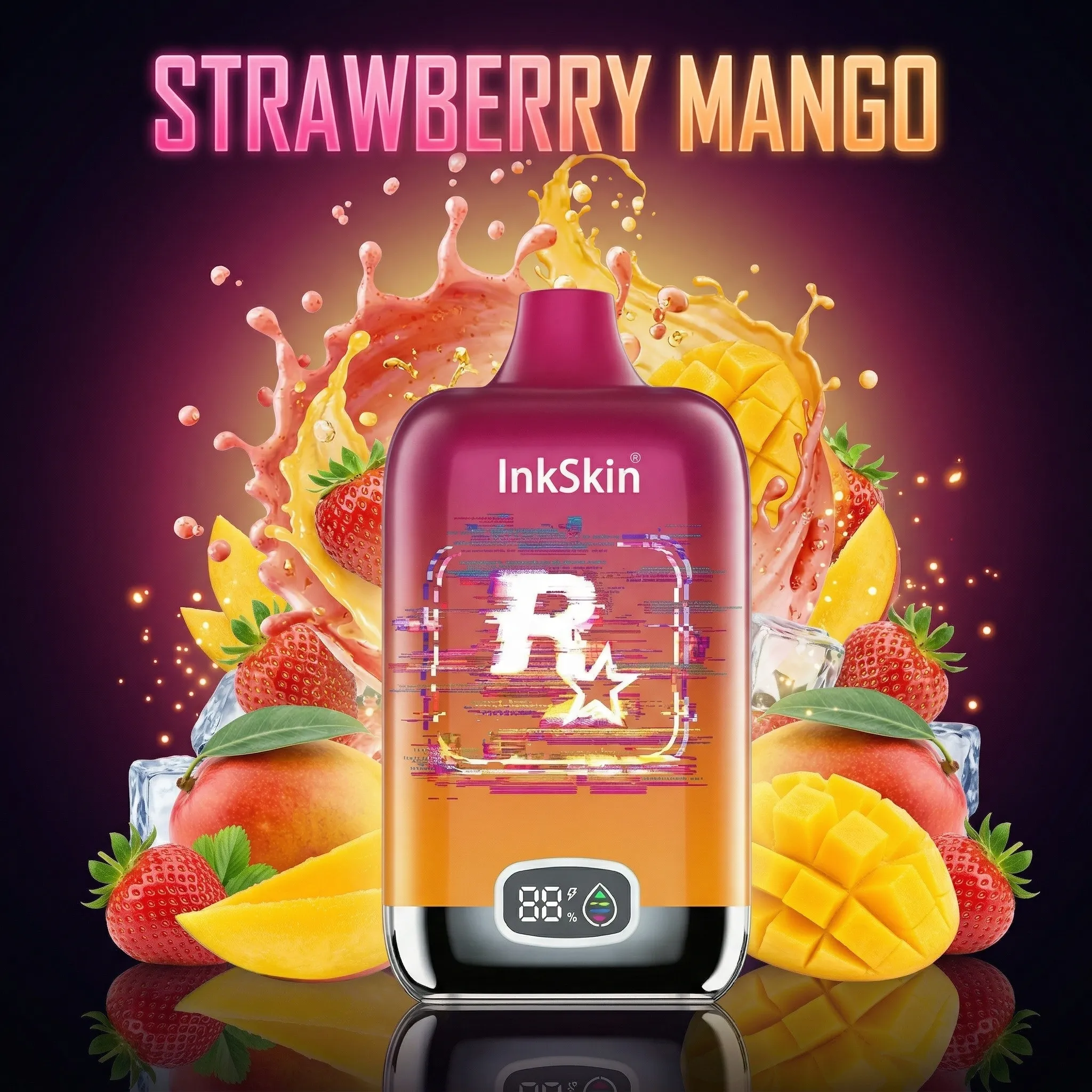 Rockstar  Cyber - ⭐InkSkin Digital Box 12000 Puffs - 10+ Flavour Choices ???