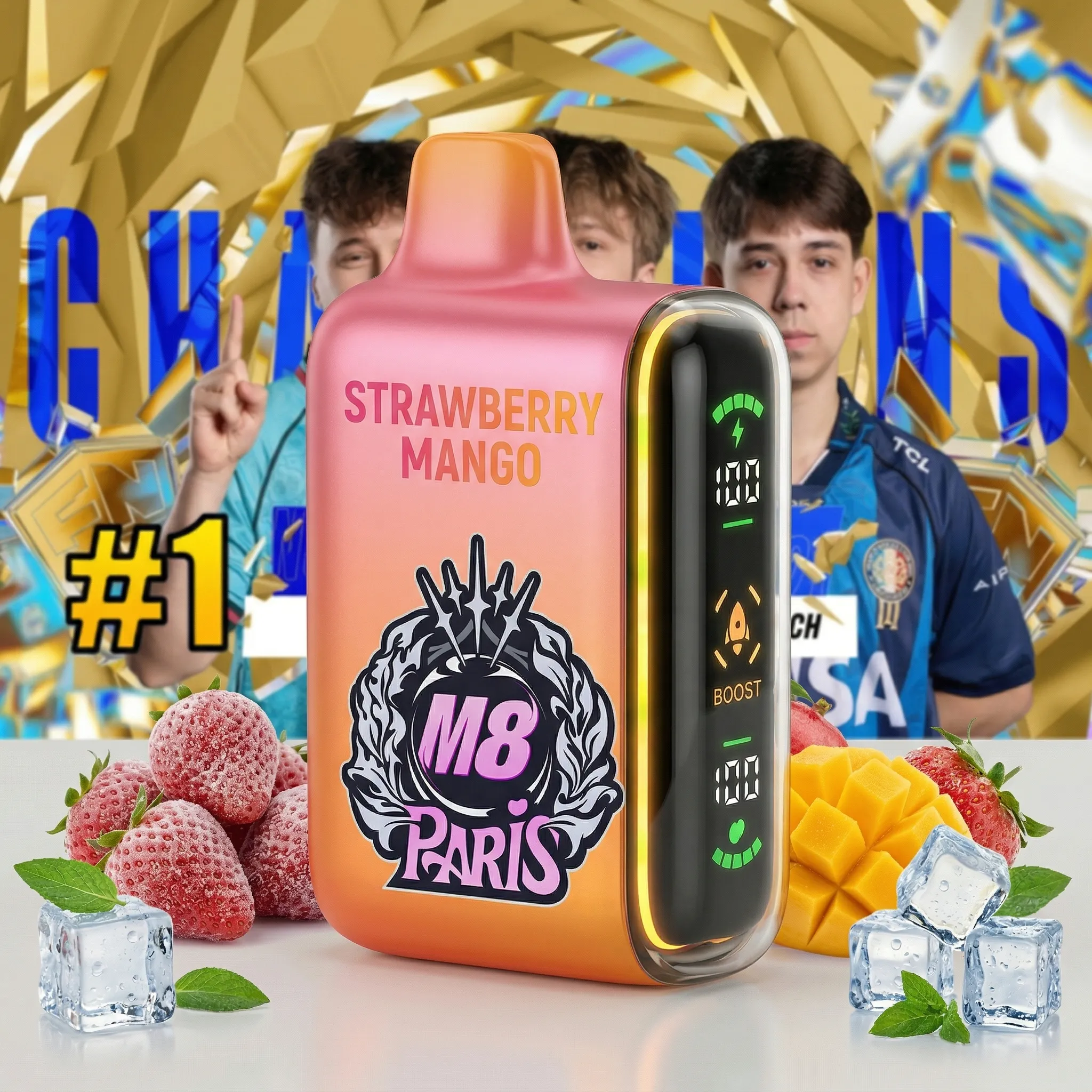 M8 team - ?InkSkin Pulse 15000 Puffs new - 10+ Flavour Choices ???