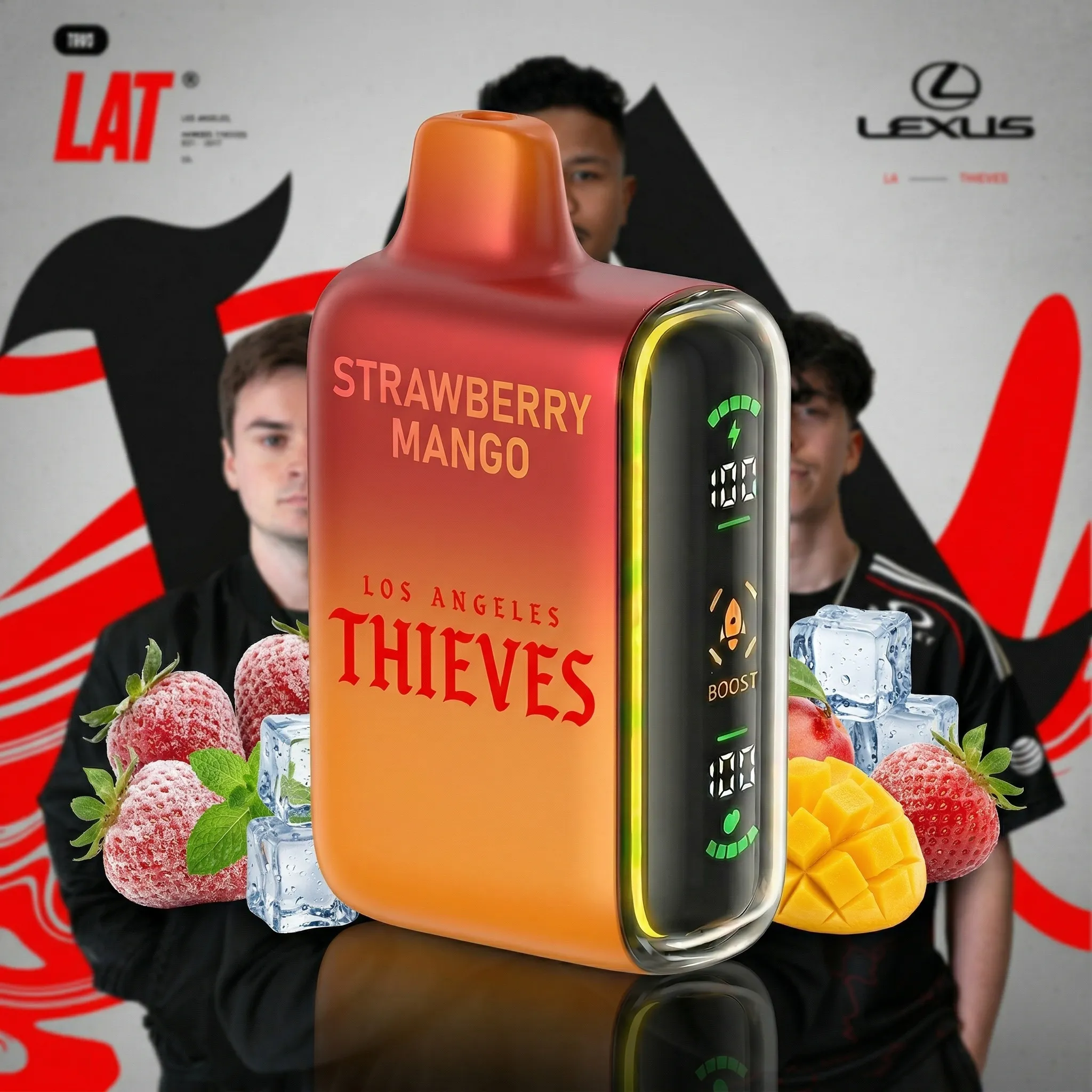 Los Angeles Thieves team - ?InkSkin Pulse 15000 Puffs new - 10+ Flavour Choices ???