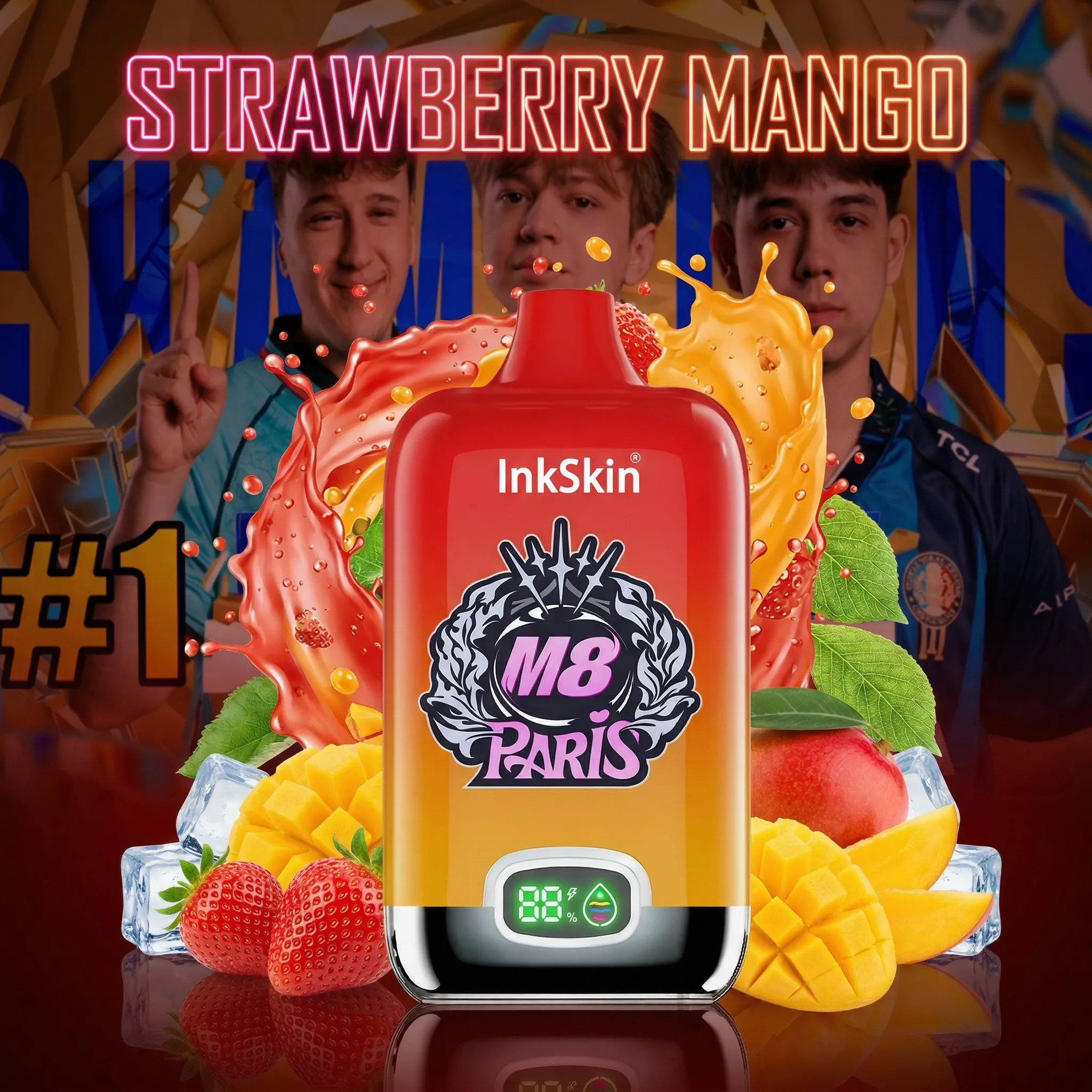 M8 team - ⭐InkSkin Digital Box 12000 Puffs - 10+ Flavour Choices ???