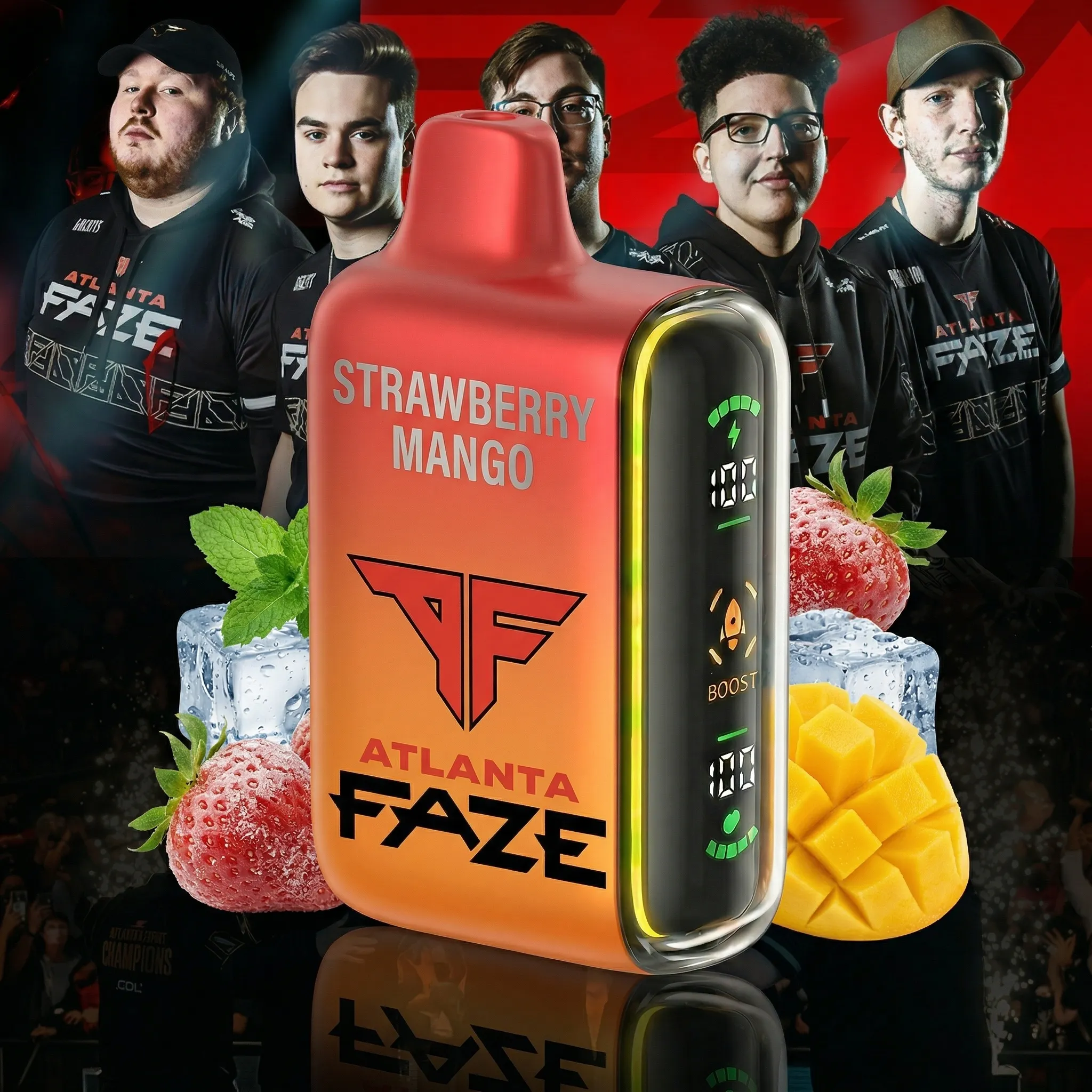 Atlanta FaZe team - ?InkSkin Pulse 15000 Puffs new - 10+ Flavour Choices ???