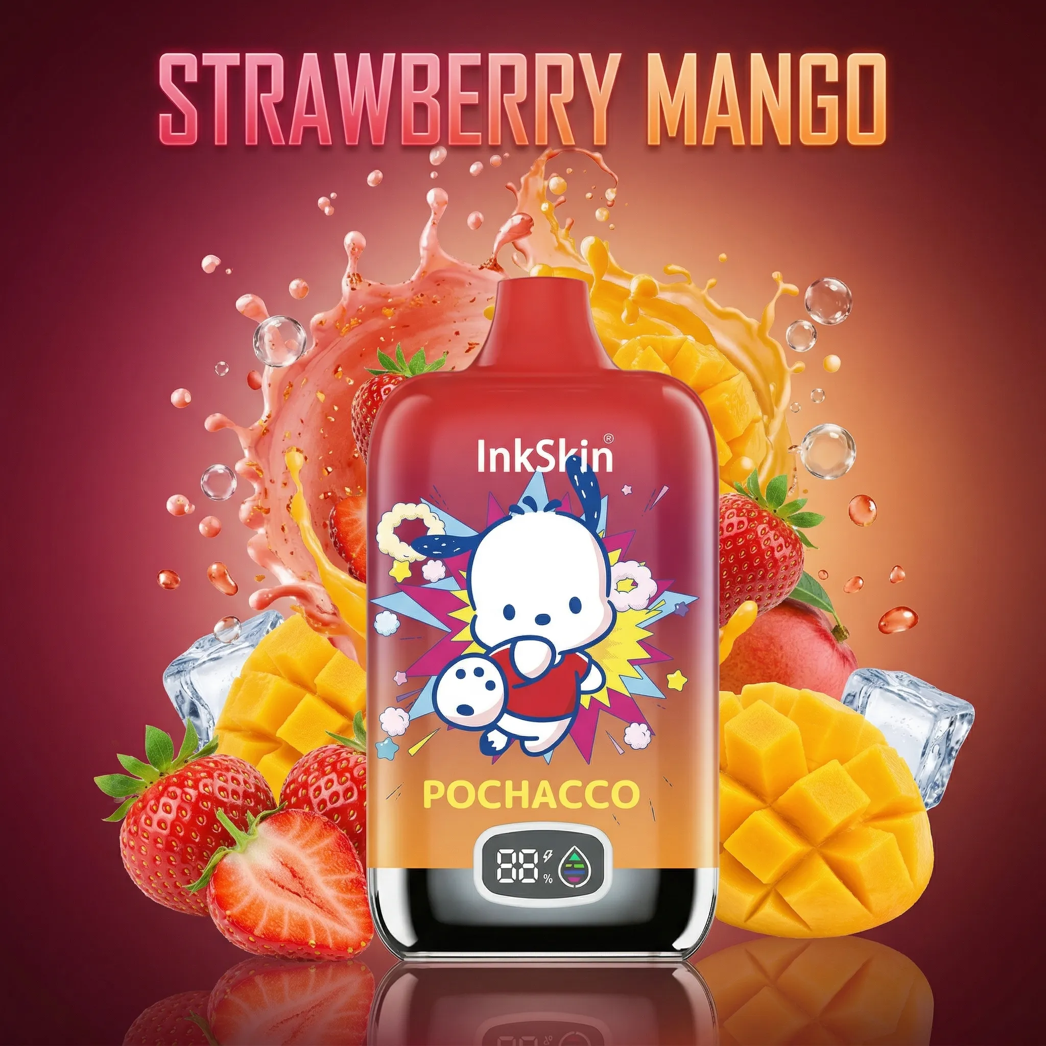 Pochacco - ⭐InkSkin Digital Box 12000 Puffs - 10+ Flavour Choices ???