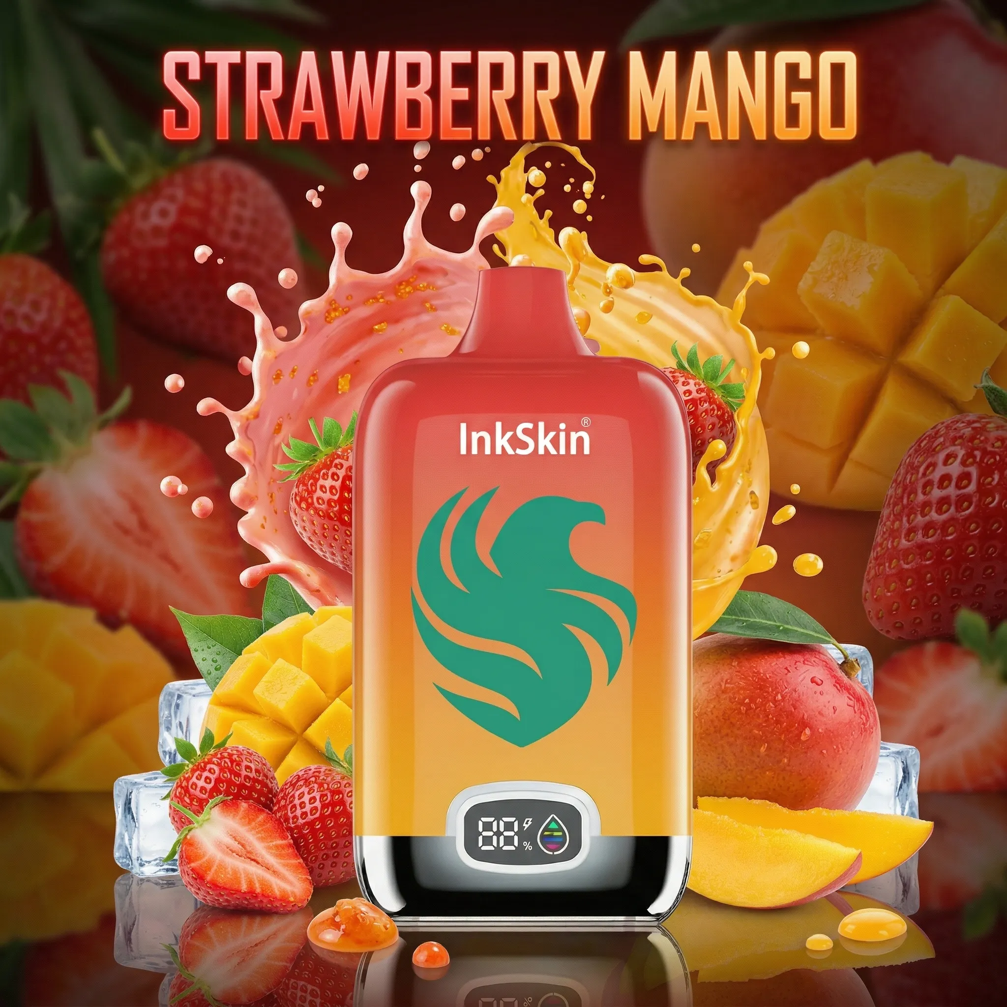 Falcons team - ⭐InkSkin Digital Box 12000 Puffs - 10+ Flavour Choices ???