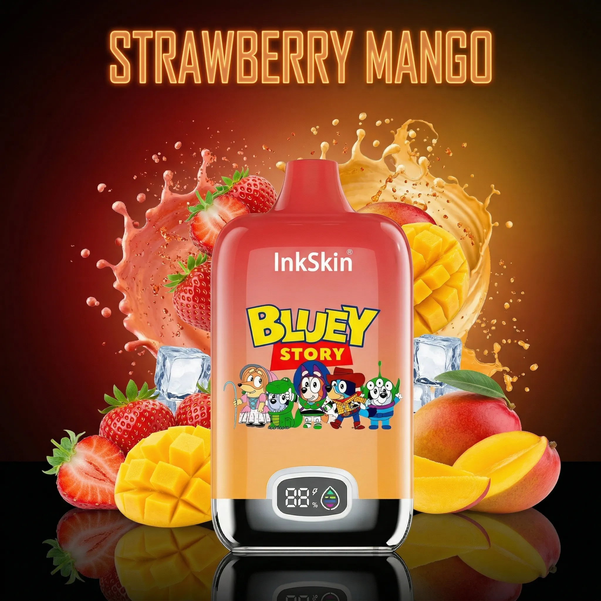 Bluey - ⭐InkSkin Digital Box 12000 Puffs - 10+ Flavour Choices ???