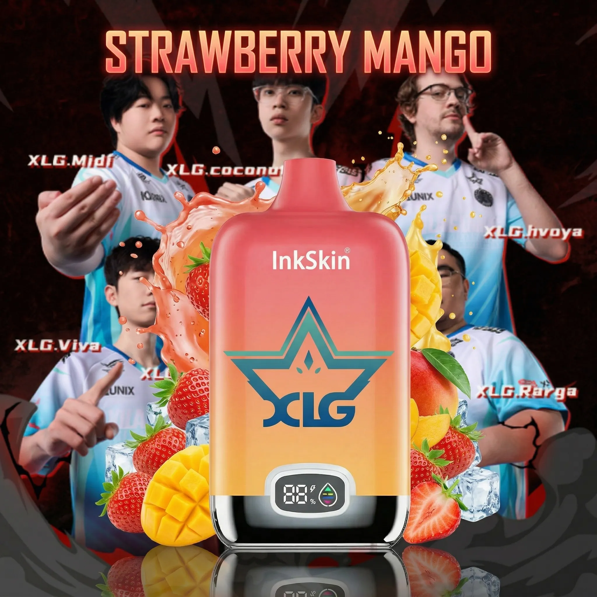 XLG team - ⭐InkSkin Digital Box 12000 Puffs - 10+ Flavour Choices ???