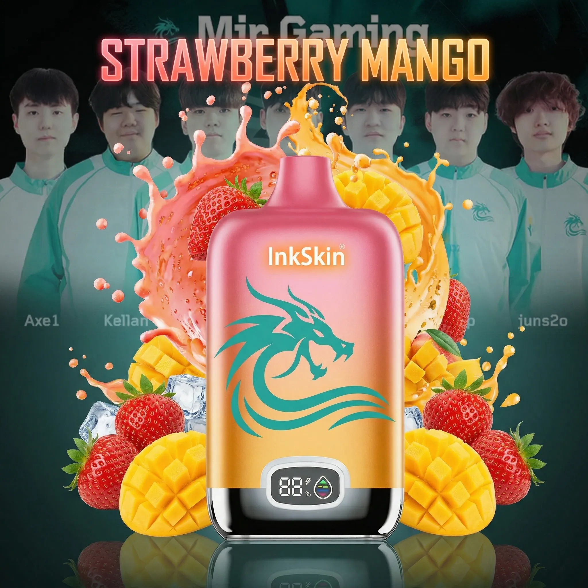 MIR team - ⭐InkSkin Digital Box 12000 Puffs - 10+ Flavour Choices ???