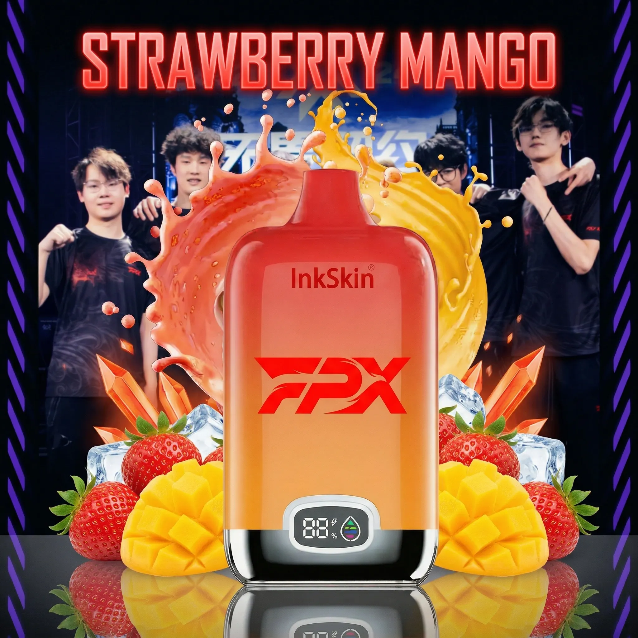 FPX team - ⭐InkSkin Digital Box 12000 Puffs - 10+ Flavour Choices ??? FPX team - ⭐InkSkin Digital Box 12000 Puffs - 10+ Flavour Choices ???