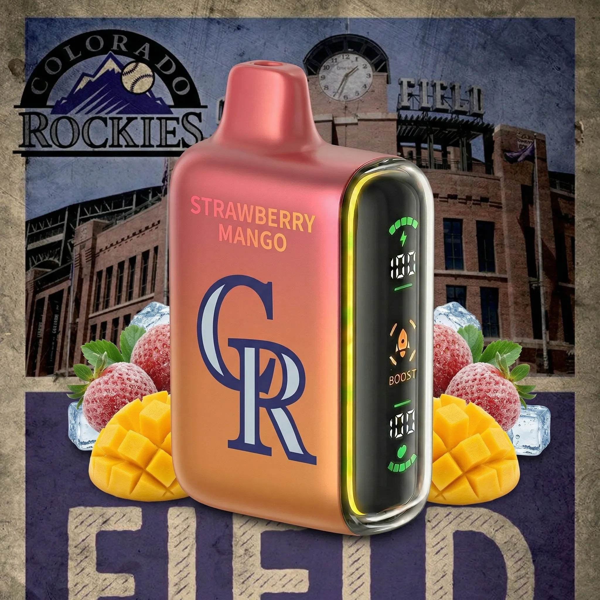 Colorado Rockies - ?InkSkin Pulse 15000 Puffs new - 10+ Flavour Choices ???