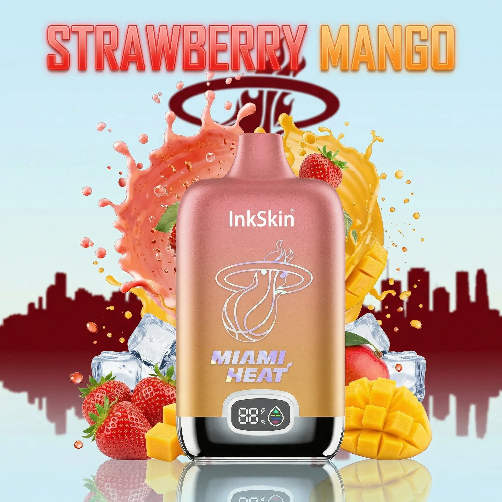 Heat - ⭐InkSkin Digital Box 12000 Puffs - 10+ Flavour Choices ??? Heat - ⭐InkSkin Digital Box 12000 Puffs - 10+ Flavour Choices ???