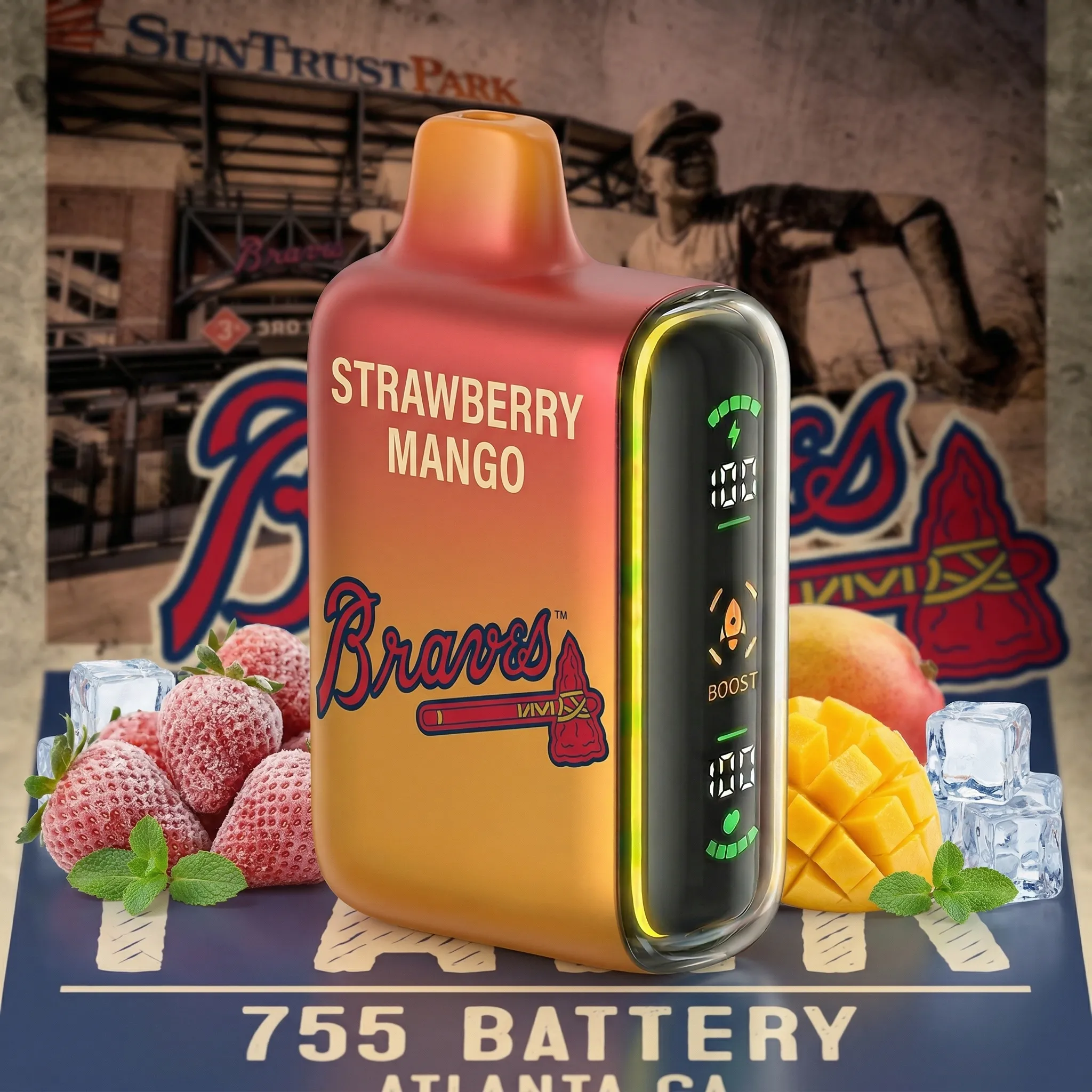 Atlanta Braves - ?InkSkin Pulse 15000 Puffs new - 10+ Flavour Choices ??? Atlanta Braves - ?InkSkin Pulse 15000 Puffs new - 10+ Flavour Choices ???