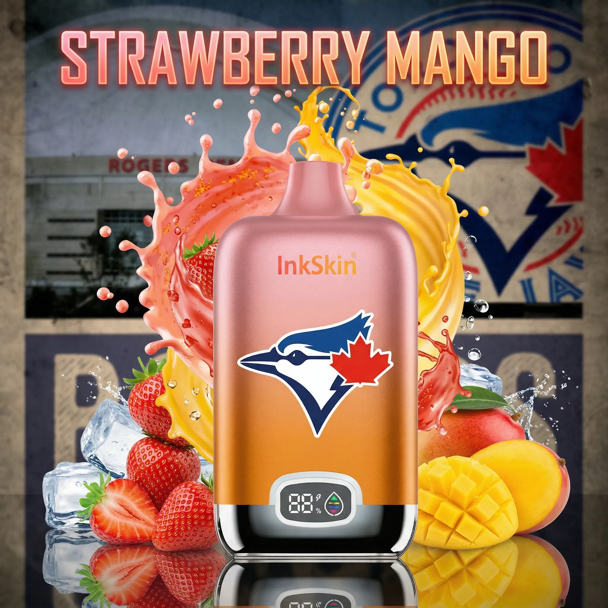 Toronto Blue Jays - ⭐InkSkin Digital Box 12000 Puffs - 10+ Flavour Choices ???