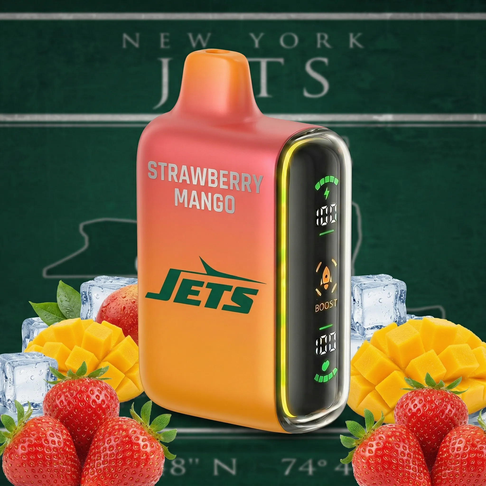 New York Jets - ?InkSkin Pulse 15000 Puffs new - 10+ Flavour Choices ???