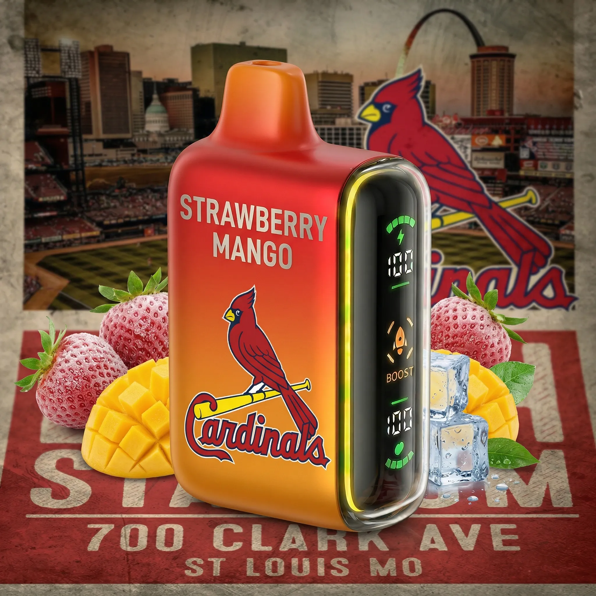 St Louis Cardinals - ?InkSkin Pulse 15000 Puffs new - 10+ Flavour Choices ??? St Louis Cardinals - ?InkSkin Pulse 15000 Puffs new - 10+ Flavour Choices ???