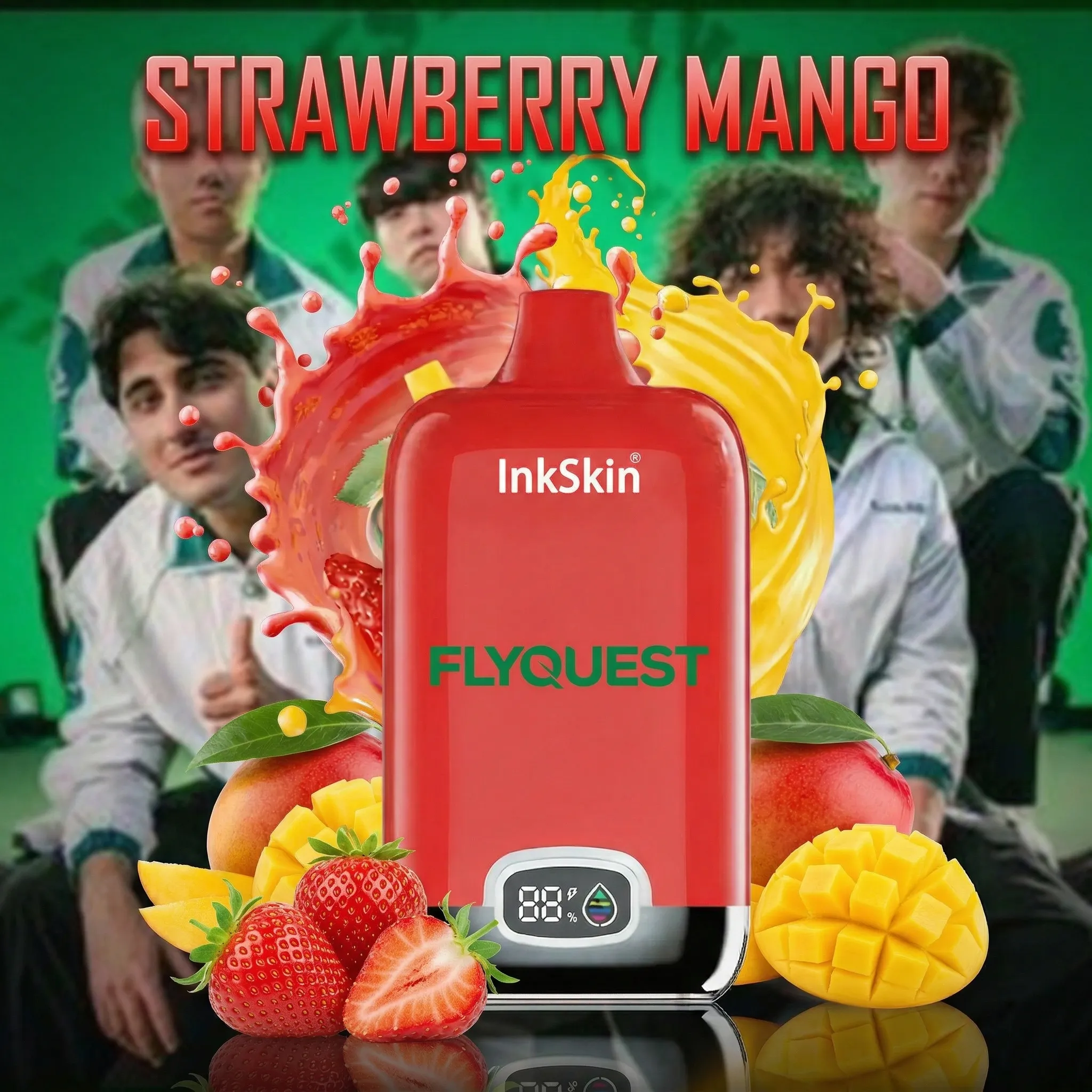 FLY team - ⭐InkSkin Digital Box 12000 Puffs - 10+ Flavour Choices ???