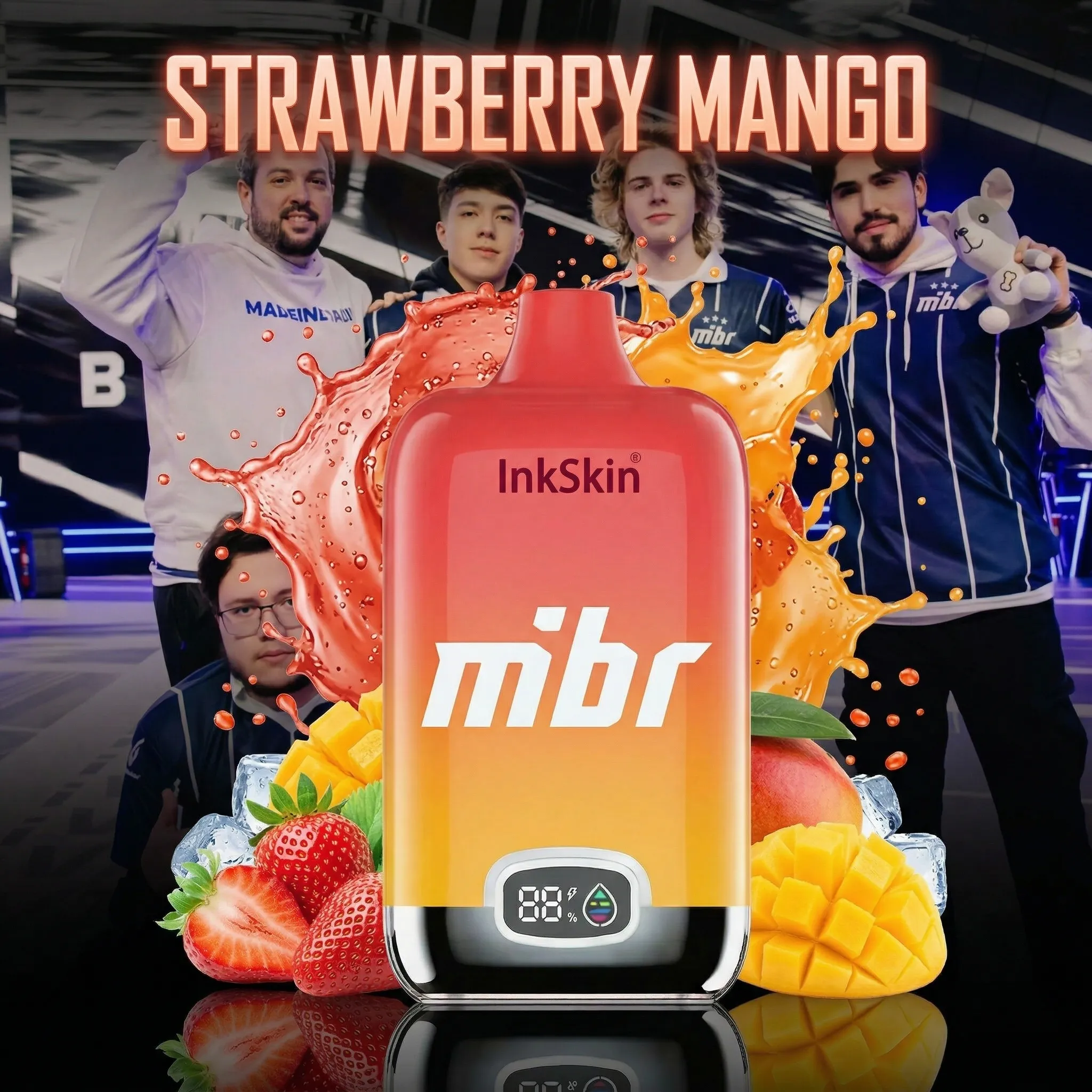 MIBR team - ⭐InkSkin Digital Box 12000 Puffs - 10+ Flavour Choices ???